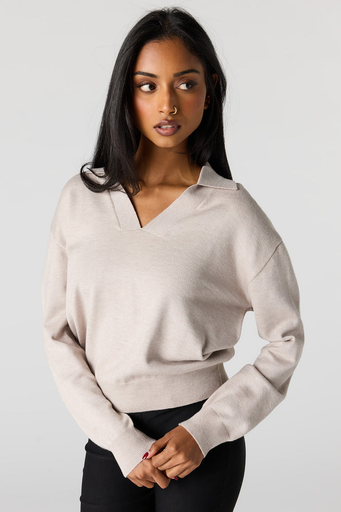 Flat Collared Sweater