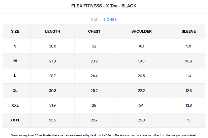 FLEX FITNESS x BANX CLO - X Tee - BLACK
