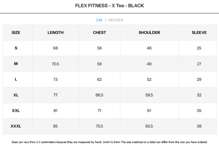 FLEX FITNESS x BANX CLO - X Tee - BLACK