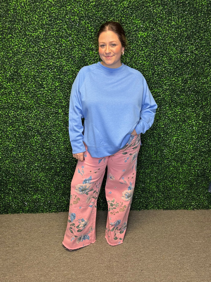 Floral Twill Pants by Easel FINAL SALE