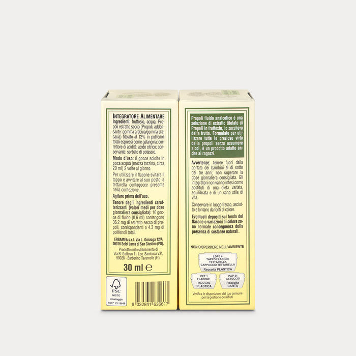 Fluido analcolico Propoli Titolata