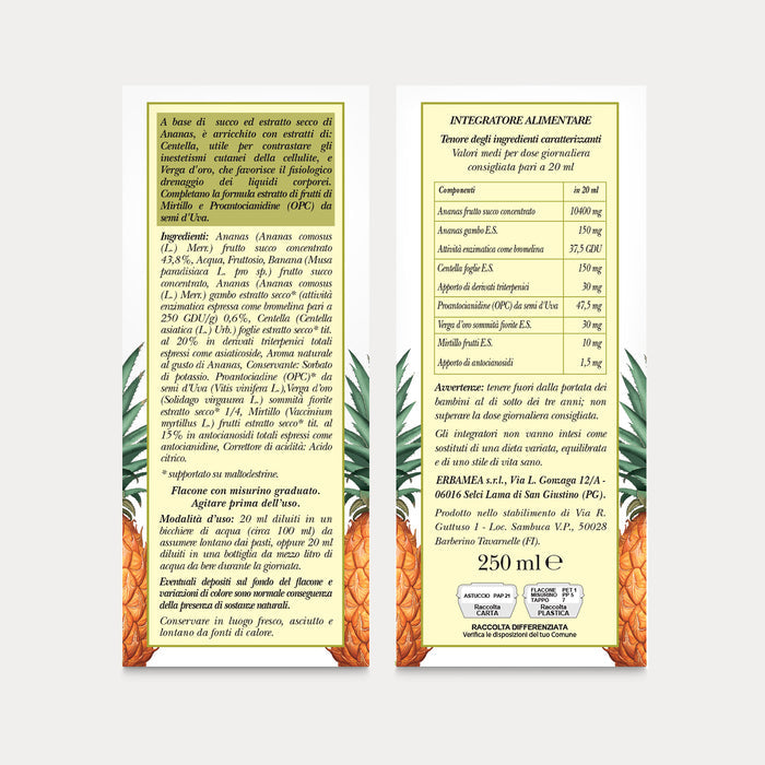 Fluido Concentrato Ananas Cell