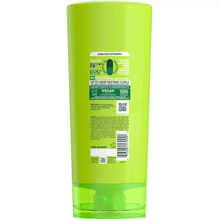 GARNIER Fructis Curl Nourish Sulfate-Free Moisturizing Conditioner غارنييه بلسم مرطب خالٍ من الكبريتات