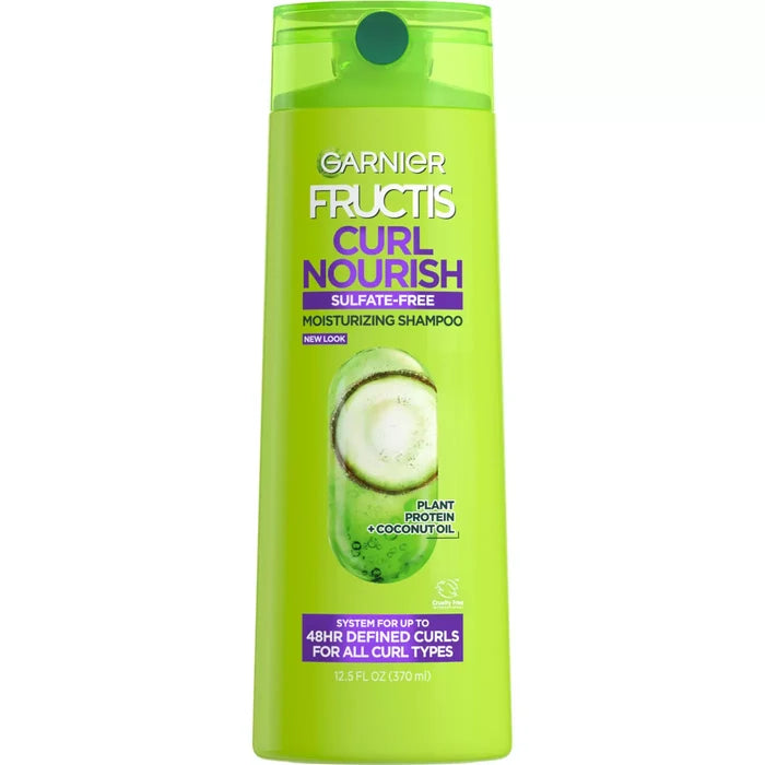 GARNIER Fructis Curl Nourish Sulfate-Free Moisturizing Shampoo شامبو غارنييه المرطب والخالي من الكبريتات