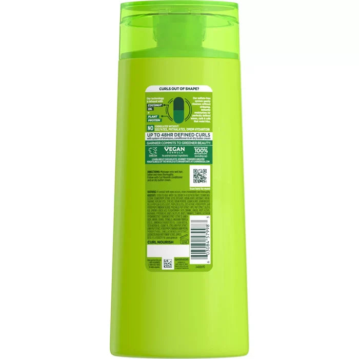 GARNIER Fructis Curl Nourish Sulfate-Free Moisturizing Shampoo غارنييه شامبو مرطب