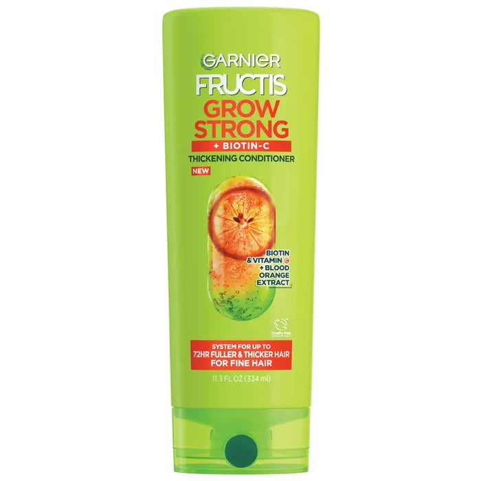 GARNIER Fructis Grow Strong + Biotin-C Thickening Conditioner  غارنييه فروكتيس بلسم مكثف لتكثيف الشعر