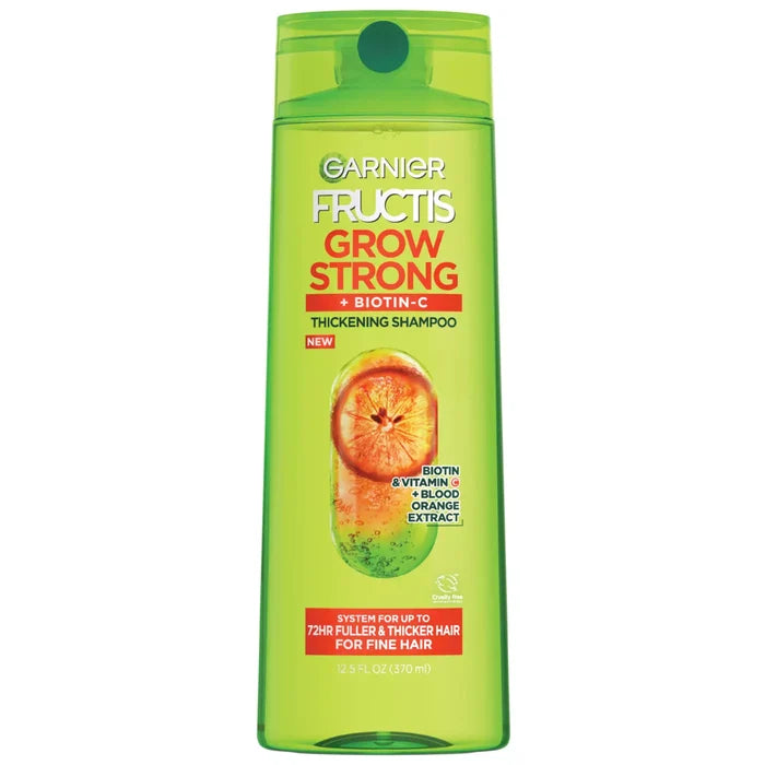 GARNIER Fructis Grow Strong + Biotin-C Thickening Shampoo  شامبو غارنييه لتكثيف وتقوية الشعر