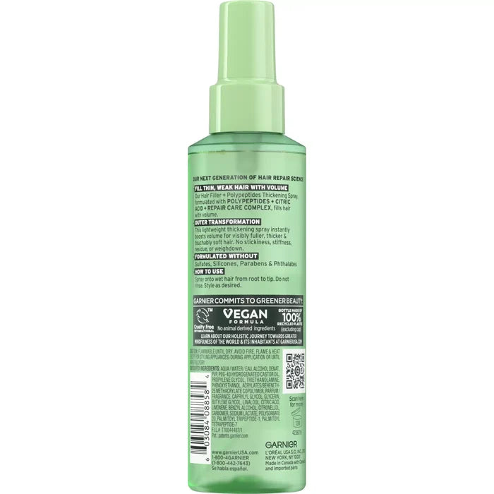 GARNIER Fructis Hair Filler Thickening Spray غارنييه بخاخ تكثيف الشعر