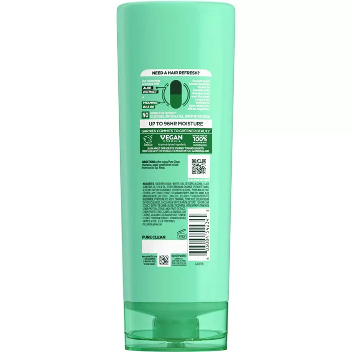 GARNIER Fructis Pure Clean Silicone-Free Hydrating Conditioner  بلسم غارنييه المرطب الخالي من السيليكون