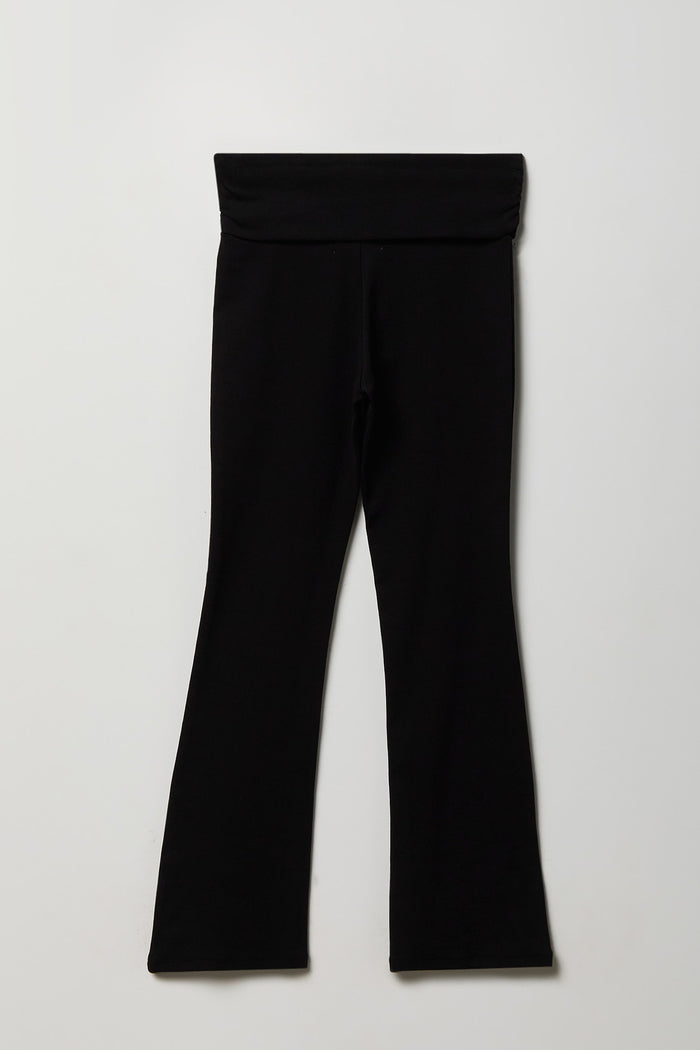Girls Active Foldover Waist Flare Leg Pant