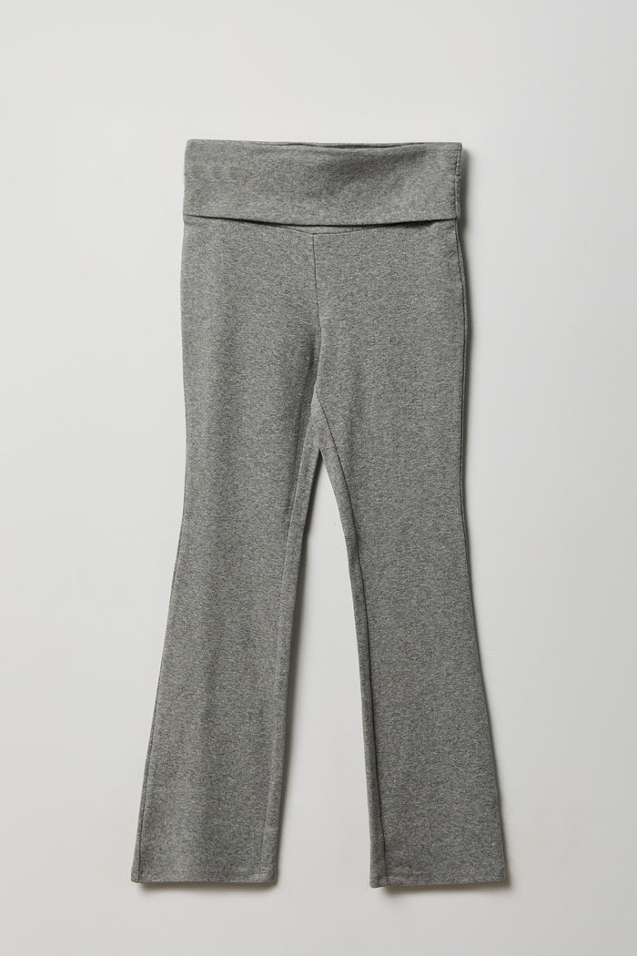 Girls Active Foldover Waist Flare Leg Pant