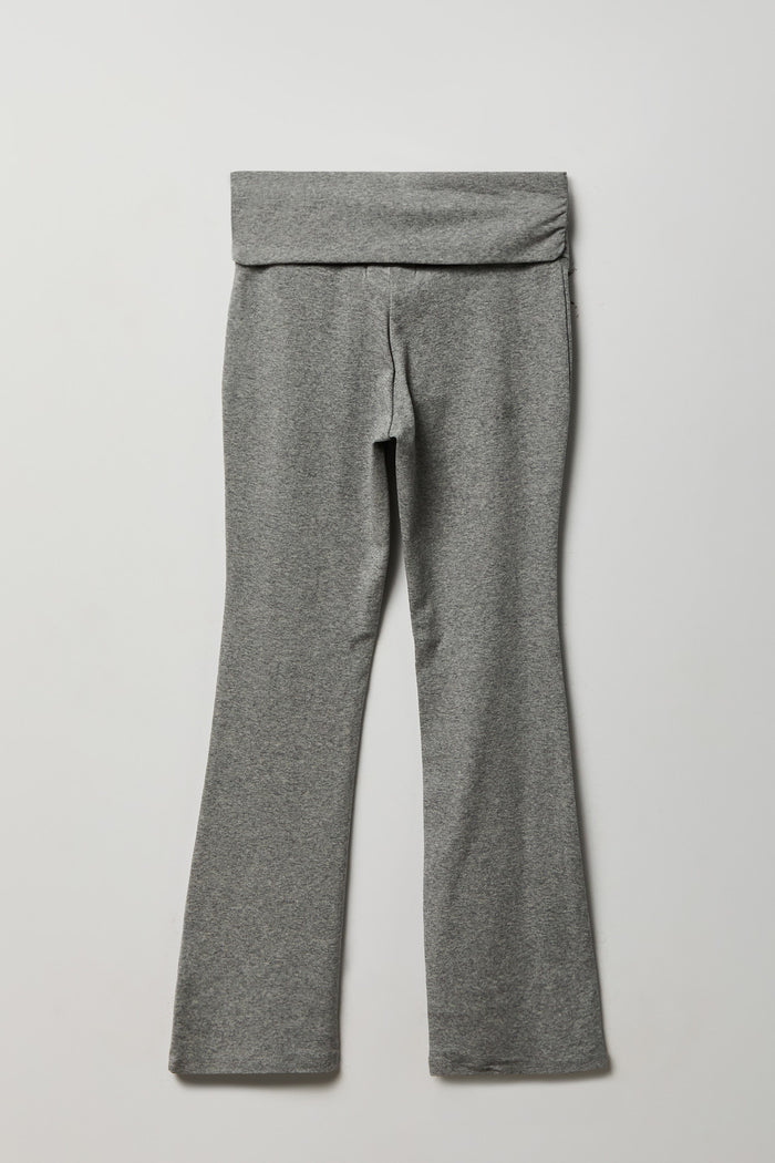 Girls Active Foldover Waist Flare Leg Pant
