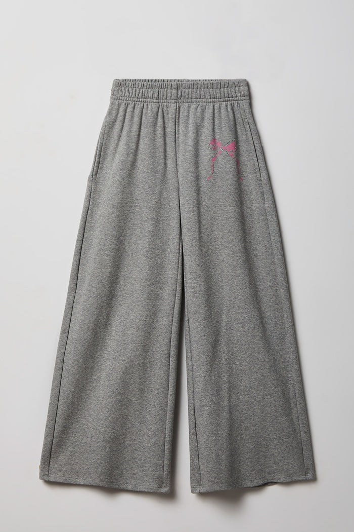 Girls Active Graphic Wide Leg Pant
