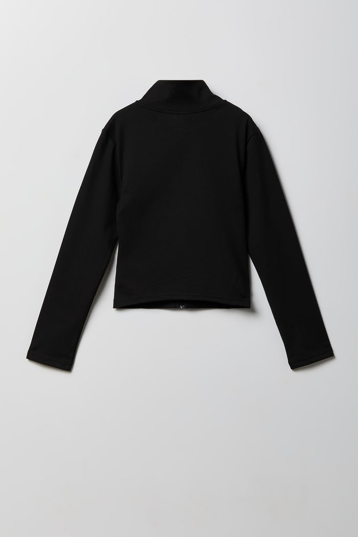 Girls Active High Density Zip-Up Jacket