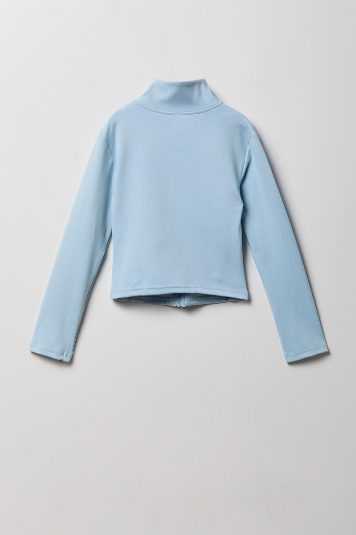 Girls Active High Density Zip-Up Jacket