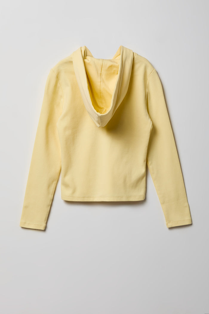 Girls Active Hooded Zip-Up Jacket