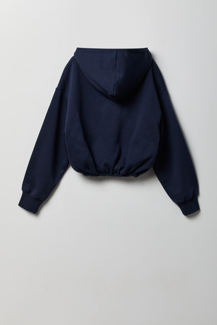Girls Bubble Hem Hoodie