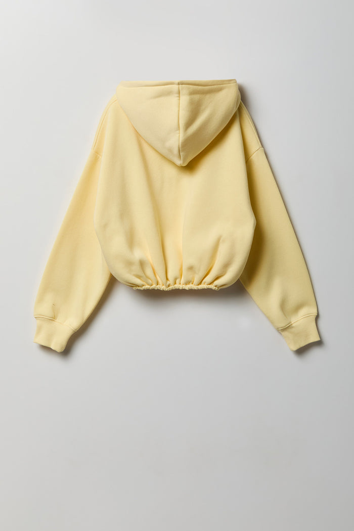 Girls Bubble Hem Hoodie