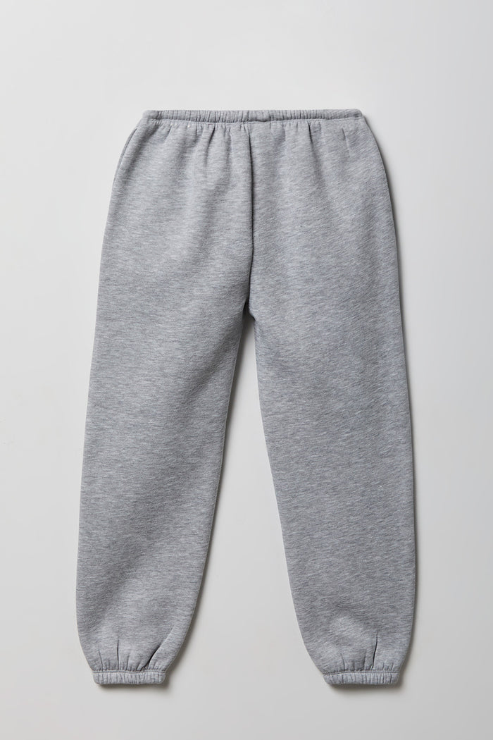 Girls Graphic Fleece Oversized Jogger