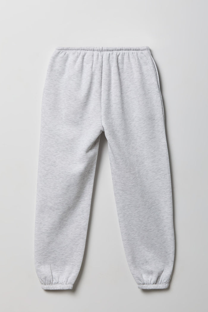Girls Graphic Fleece Oversized Jogger