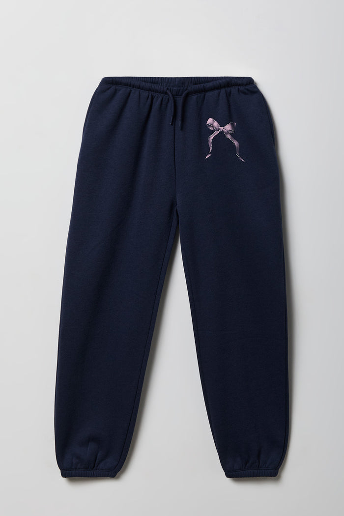 Girls Graphic Fleece Oversized Jogger