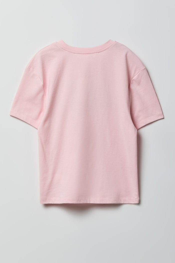 Girls Luxe Heavy Cotton Graphic T-Shirt