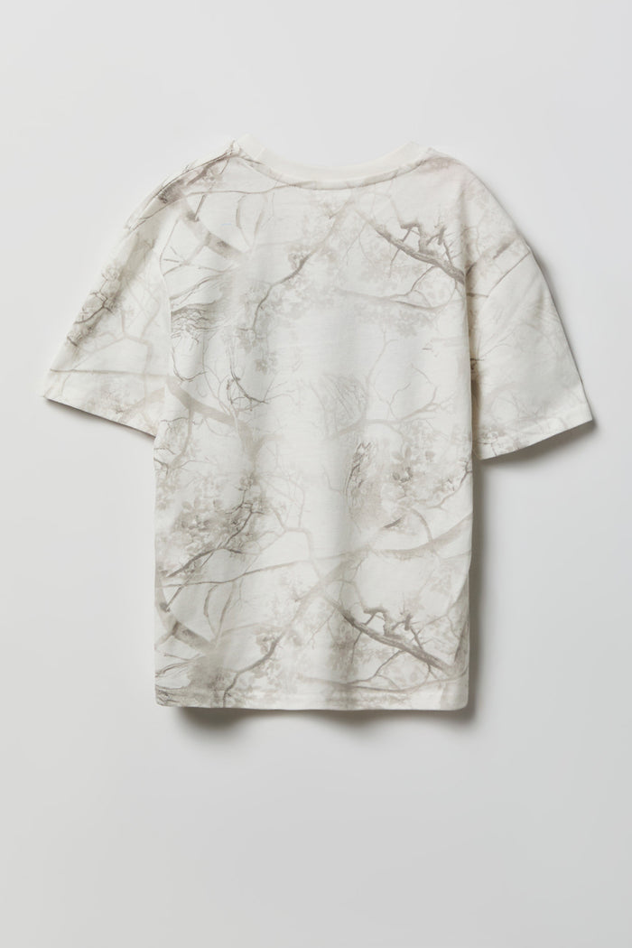 Girls New York Graphic Camo T-Shirt