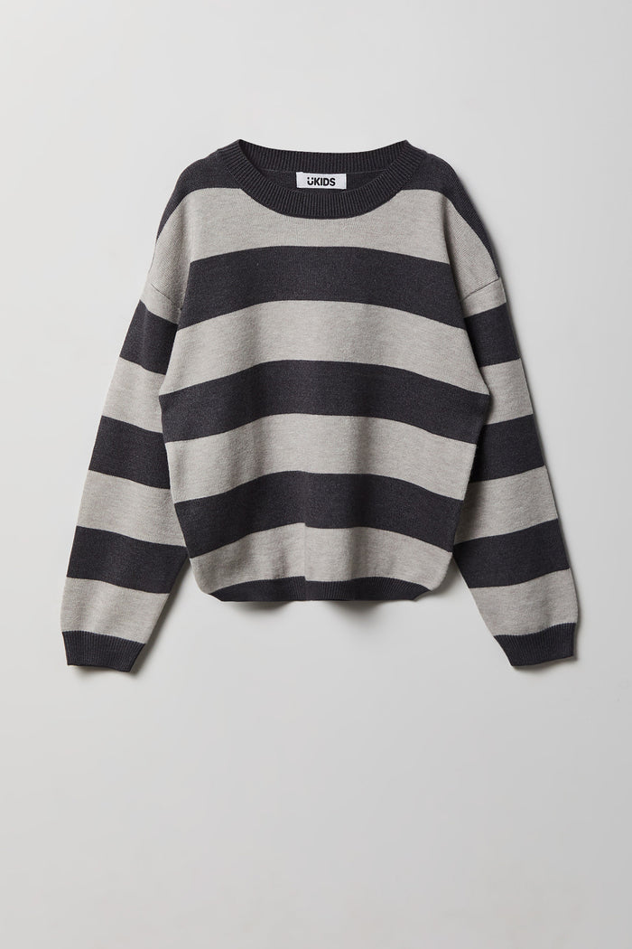 Girls Striped Sweater