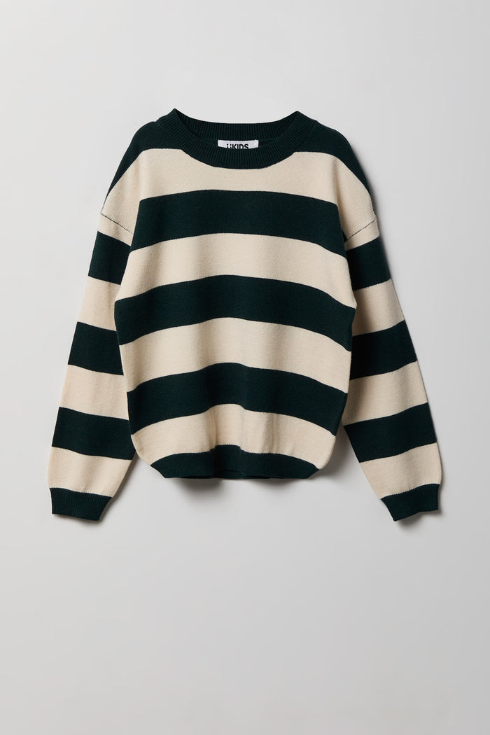 Girls Striped Sweater