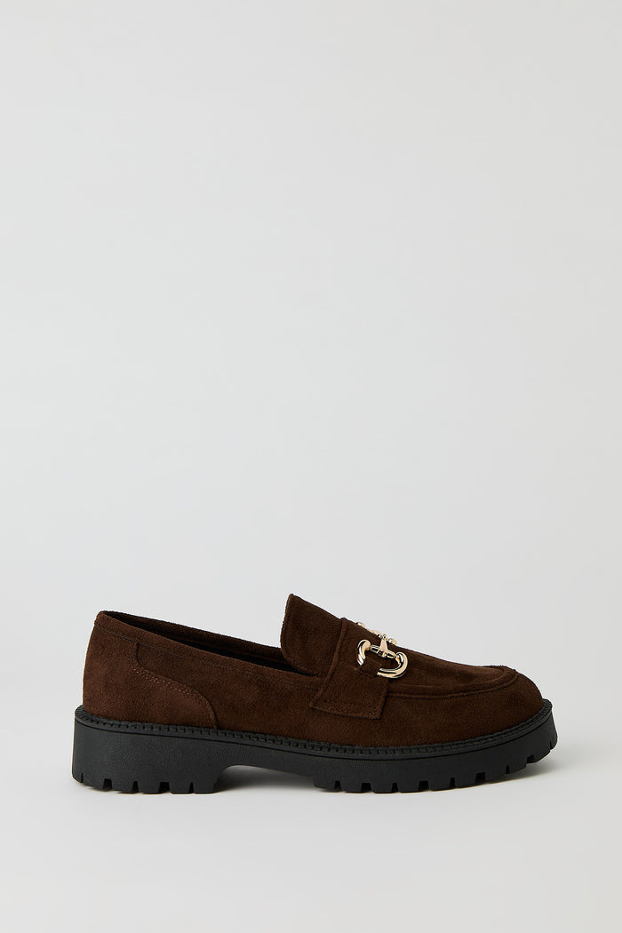 Gold Buckle Loafer