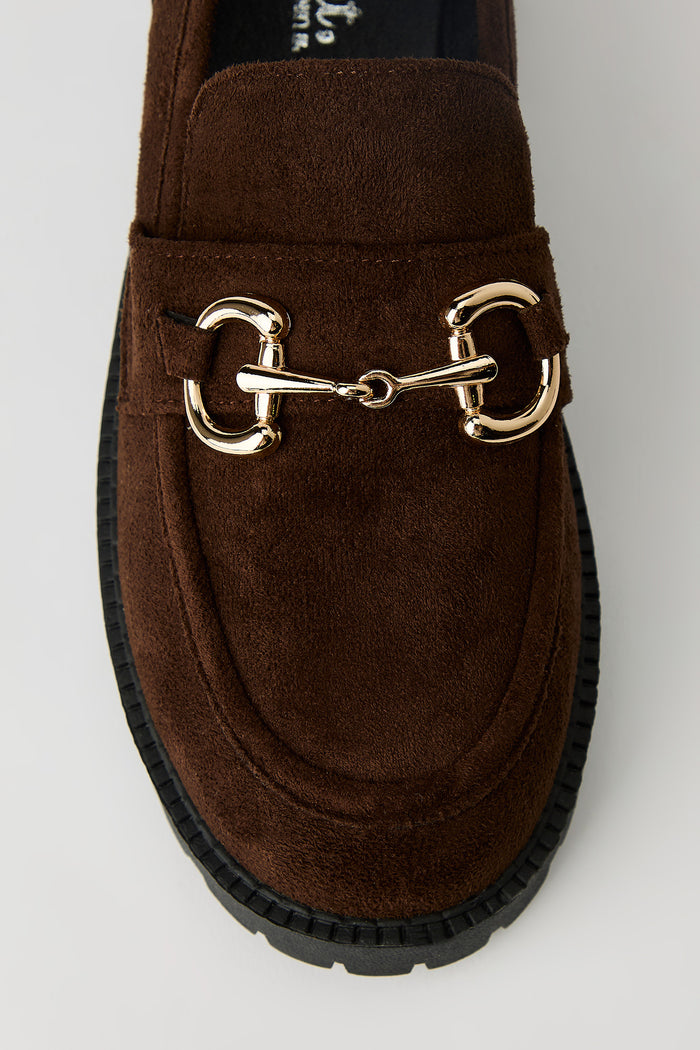 Gold Buckle Loafer