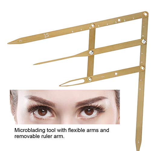 Golden Ratio Scale Eyebrow Ruler - Flexible Stainless Steel Measuring Tool for Perfect Eyebrow Shaping - SD Cosmetics Care