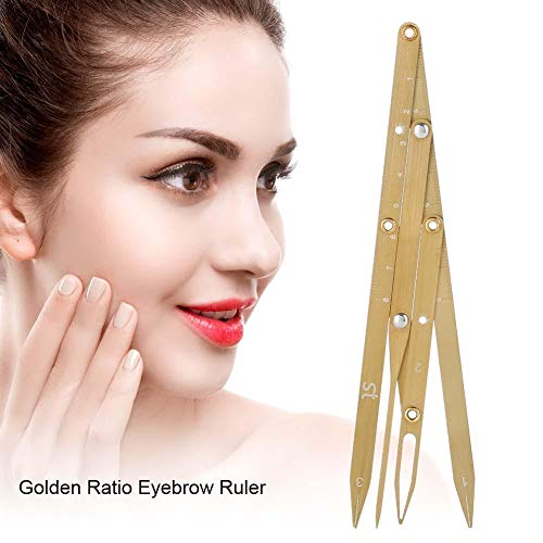 Golden Ratio Scale Eyebrow Ruler - Flexible Stainless Steel Measuring Tool for Perfect Eyebrow Shaping - SD Cosmetics Care