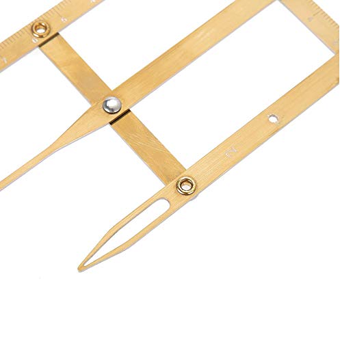 Golden Ratio Scale Eyebrow Ruler - Flexible Stainless Steel Measuring Tool for Perfect Eyebrow Shaping - SD Cosmetics Care