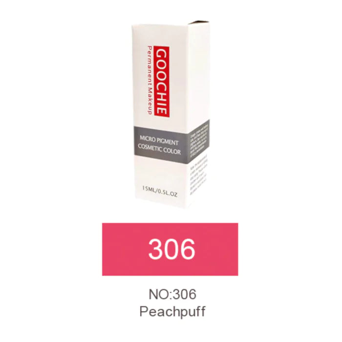 GOOCHIE 15ml semi permanent makeup and microblading pigments Peachpuff 306 Lip Pigments - SD Cosmetics Care