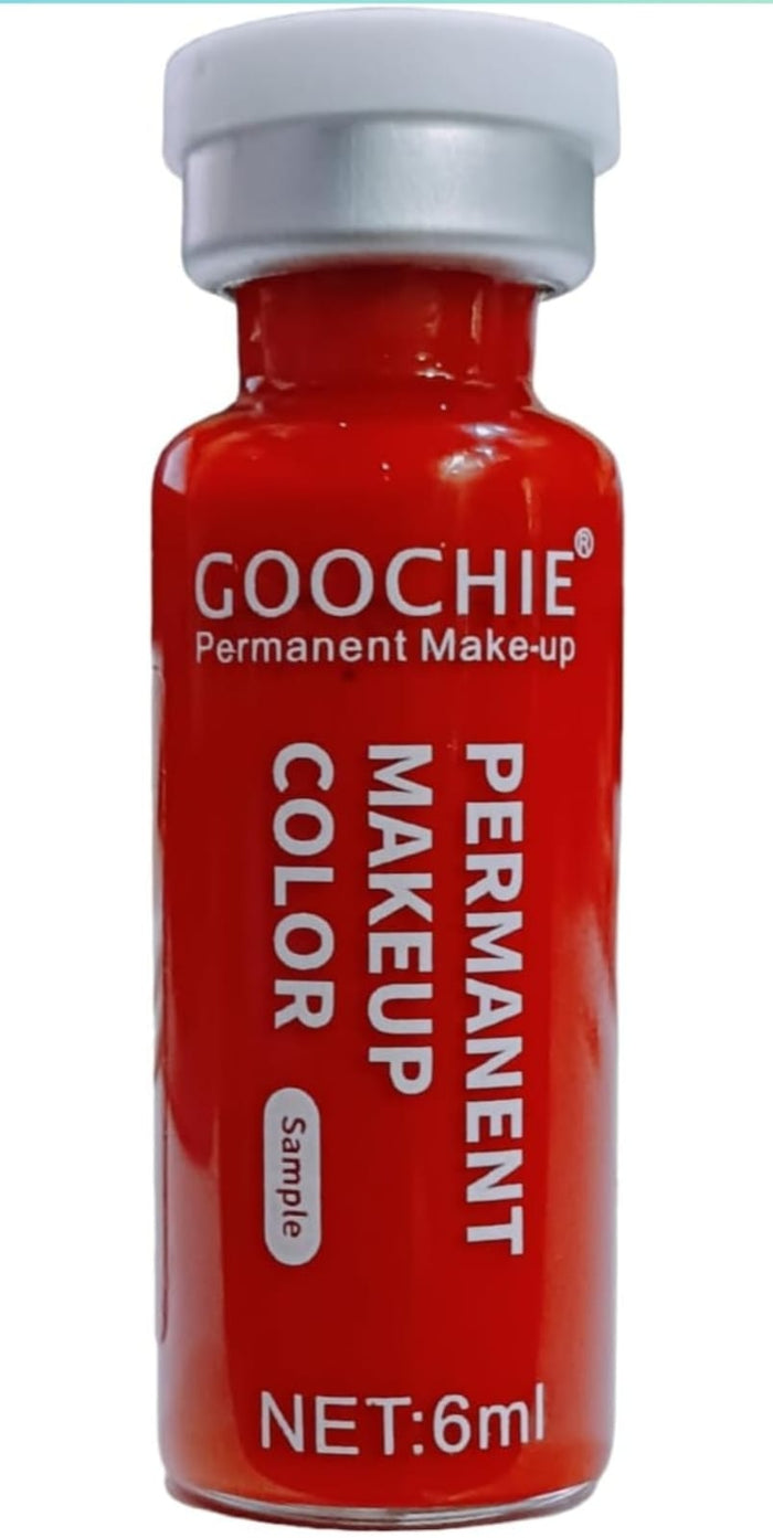 Goochie 6ML Japanese Red 307 Permanent Makeup Pigment for Lips & Brows - Vibrant, Long-Lasting Color - SD Cosmetics Care