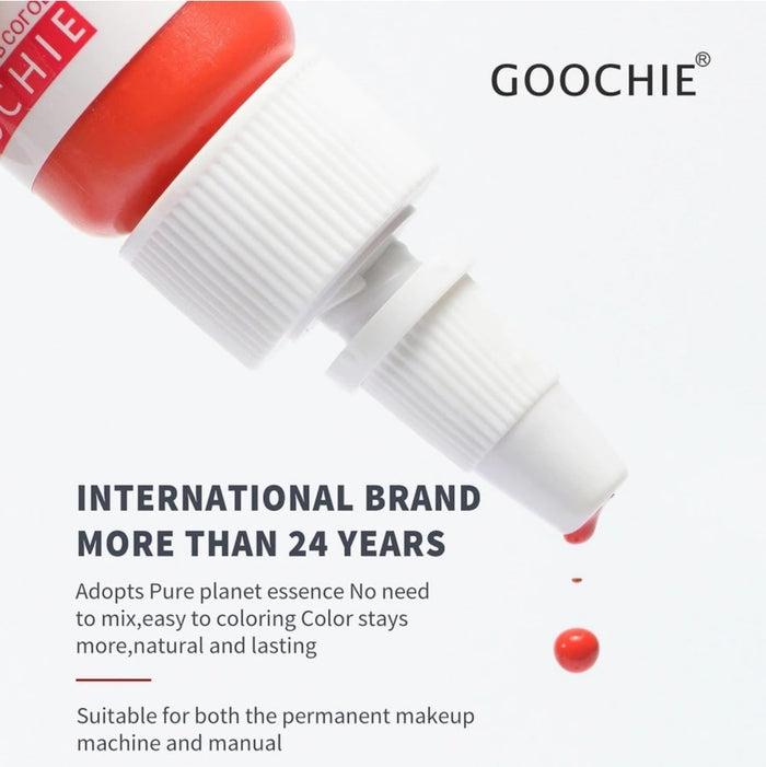 GOOCHIE Fuchsine 312 - 15ml Water-Based Organic Permanent Makeup Pigment for Vibrant Results - SD Cosmetics Care