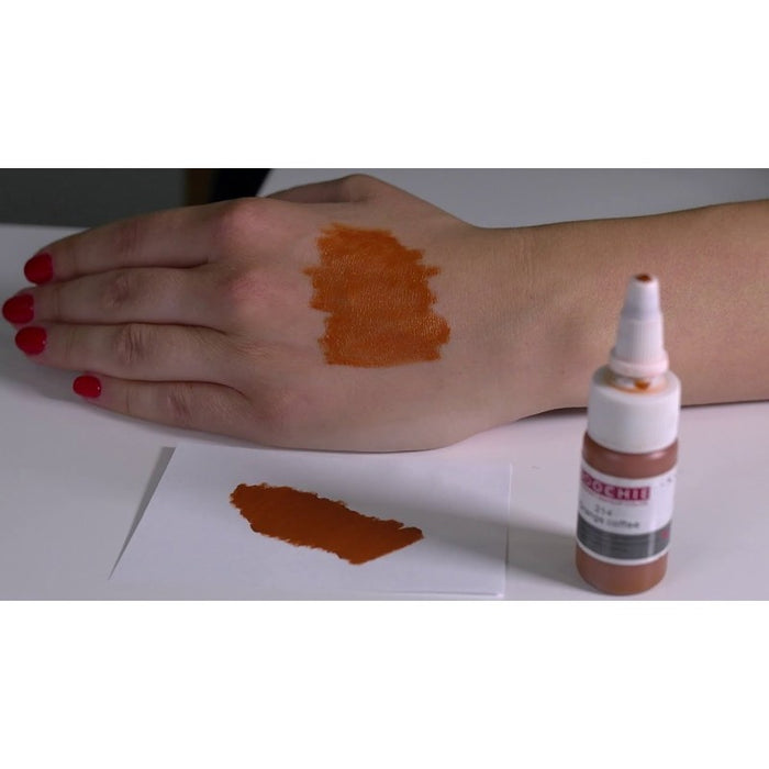 GOOCHIE Permanent Makeup Micro-Pigment Lip Tint 15ml - Orange Coffee 214 - SD Cosmetics Care