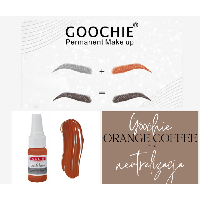 GOOCHIE Permanent Makeup Micro-Pigment Lip Tint 15ml - Orange Coffee 214 - SD Cosmetics Care