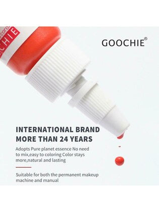 GOOCHIE Permanent Makeup Pigment Eyebrow Enhancer 15 ml - Coconut Brown 218 - SD Cosmetics Care
