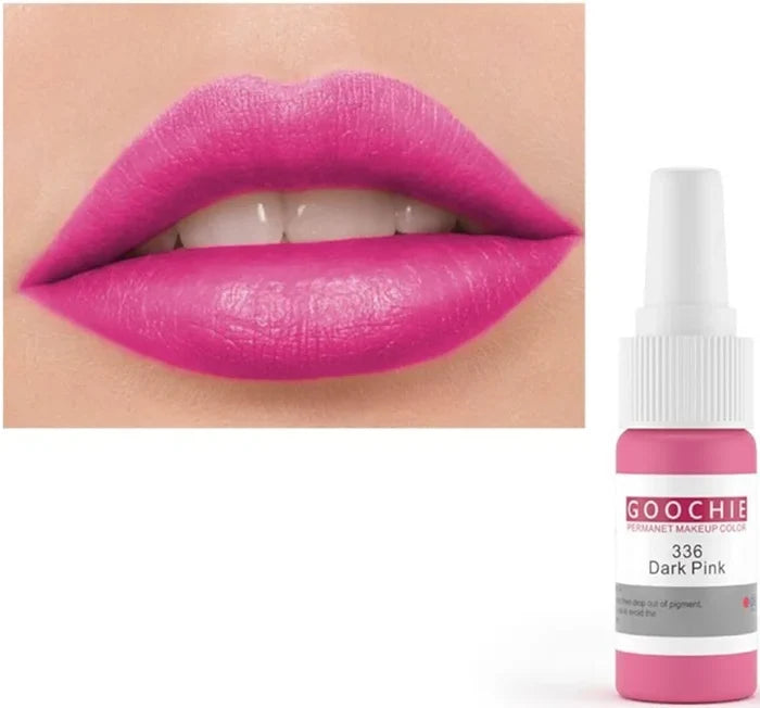 GOOCHIE Permanent Makeup Pigment Lip Tint 15 ml - Dark Pink 336 - SD Cosmetics Care