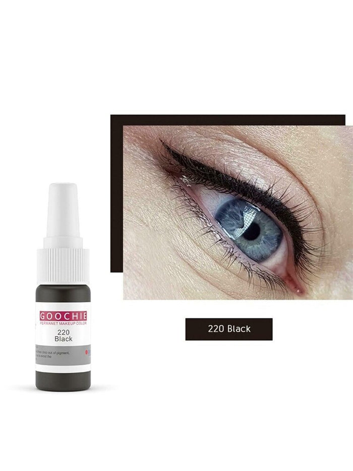 Goochie Permanent Micro-Pigment Eyebrow Enhancer, 15 ml (Black 220) - SD Cosmetics Care