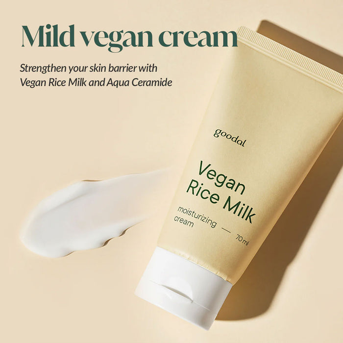 goodal Vegan Rice Milk Moisturizing Cream 70ml