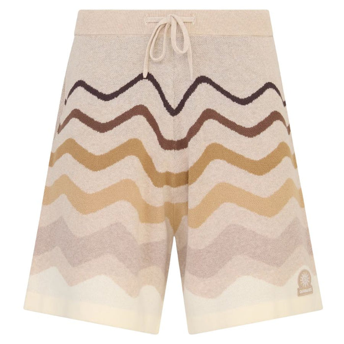 Gradiant Strip Knitted Mens Shorts KNT76