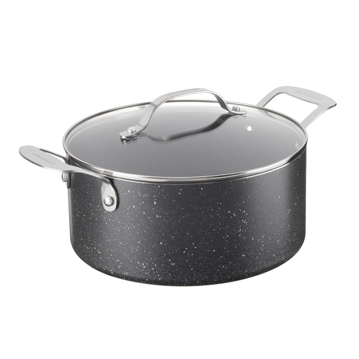 Granitestone 5 Quart Aluminum Stock Pot with Lid
