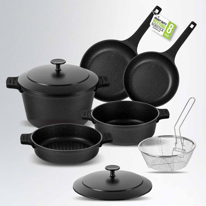 Granitestone 8-Piece Nesting Cookware Set