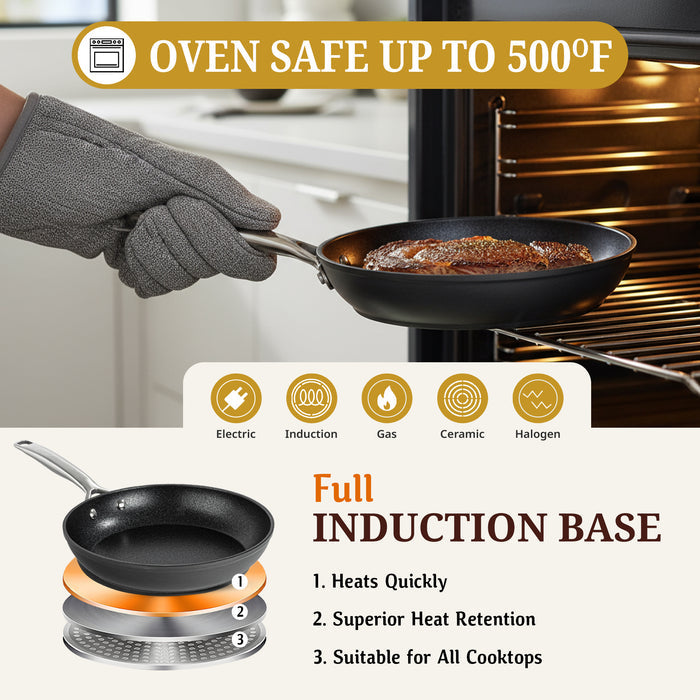 Granitestone ArmorMax 14 Piece Induction Hard Anodized Set with Utensils
