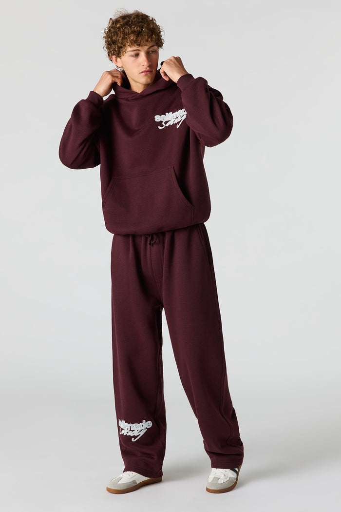 Graphic Baggy Fleece Sweatpant
