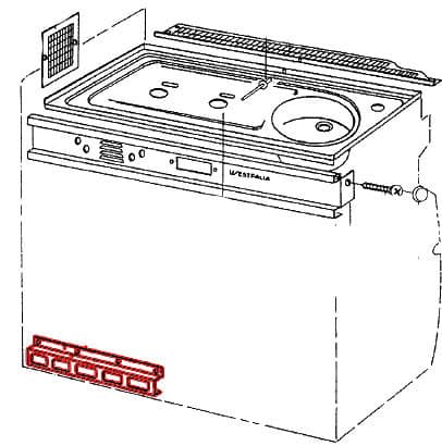 Guide Rail for opening skylight all Vanagon Westfalia