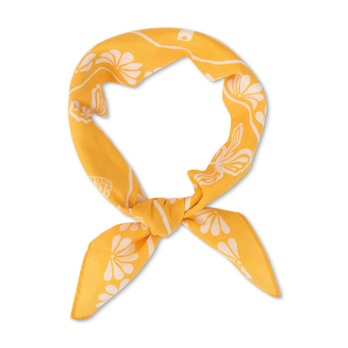 Happiness Bandanas - Yellow Butterflies - Joy